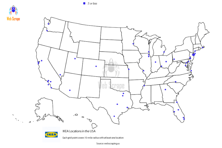 IKEA Locations USA Number of IKEA store locations in the USA