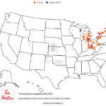Number of Tim Hortons Locations in the United States